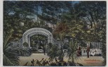 AK Saarbrücken Volksgarten mit Menschen 1920