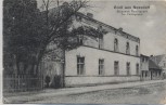 VERKAUFT !!!   AK Gruß aus Nossdorf Strasses Restaurant b. Forst Lausitz 1910 RAR
