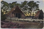 AK Lüneburger Heide Schafstall b. Wörme Handeloh 1931