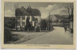 VERKAUFT !!!   AK Gruß aus Wewer bei Paderborn Straßenansicht mit Denkmal 1939 RAR