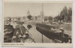 VERKAUFT !!!   AK Grabow (Meckl) Am Hafen viele Schiffe 1940