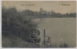 AK Grünheide (Mark) Villen am Werlsee Kind im Boot 1920