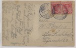 AK Grünheide (Mark) Villen am Werlsee Kind im Boot 1920