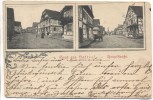 AK Gruss aus Hatten Hauptstraße Elsass Bas-Rhin b. Wissembourg Haguenau 1903