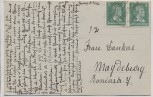 VERKAUFT !!!   AK Foto Straubing Villa mit Brunnen 1928 RAR
