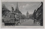 AK Lichtenfels (Oberfranken) Kronacher Straße Denkmal mit Menschen 1942