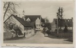 VERKAUFT !!!   AK Foto Grafrath an der Amper Straßenansicht mit Kirche Auto 1955