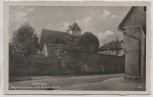 AK Foto Schöningen Begninenstraße mit St. Vincenz-Kirche 1942