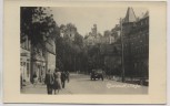 VERKAUFT !!!   AK Foto Tharandt in Sachsen Ortsansicht Straße Menschen LKW 1955