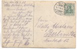 AK Foto Frau mit Hut und Mann am Strand Binz Ostsee 1908