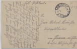 AK Auerbach an der Bergstraße Schulhaus u. Kirche Feldpost 1917