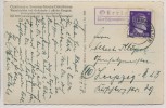 AK Foto Gasthaus Osterlamm im Winter Waschleithe bei Grünhain-Beierfeld Landpoststempel 1944 RAR