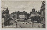 AK Foto Dresden Pirnaische Vorstadt Pirnaischer Platz Straßenbahn Menschen 1926
