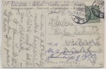 AK Duisburg Königstraße Königsstraße u. Bismarck-Denkmal viele Menschen 1912