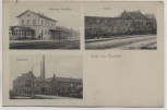 AK Gruß aus Kapellen (Grevenbroich) Bahnhof Mühle Brauerei Feldpost 1915