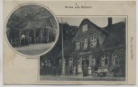 AK Gruss aus Rostorf Waidmannsruh mit Laubenpartie b . Kellinghusen 1910 RAR