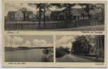AK Oldau Dorfpartie mit Poststelle Aller Dorfstraße b. Hambühren Niedersachsen 1935 RAR