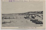 AK Ostseebad Zinnowitz Strandansicht Boote Steg 1922