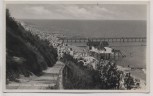 AK Foto Ostseebad Koserow Seebrücke und Bad Strand Usedom 1935