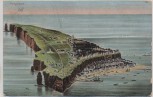 AK Helgoland Vogelperspektive Stempel Schnelldampfer Prinzessin Heinrich 1910