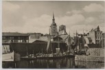 VERKAUFT !!!   AK Foto Stralsund Flotthafen Boote 1958