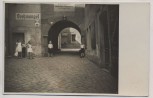 VERKAUFT !!!   AK Foto Meißen Stadttor mit Weinschänke Winkelkrug Kinder 1920 RAR
