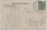 AK Gruss aus Kundratitz bei Leitmeritz Litoměřice Hotel Brüger Böhmen Tschechien 1908