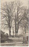 AK Das Kreuzgärtchen auf dem Stift in Kyllburg Alte Richtstätte mit Dame zensierte Post U.S.Army 1919 RAR