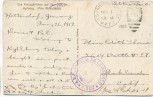 AK Das Kreuzgärtchen auf dem Stift in Kyllburg Alte Richtstätte mit Dame zensierte Post U.S.Army 1919 RAR