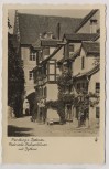 AK Foto Meersburg am Bodensee Malerische Fachwerkhäuser mit Rathaus 1940