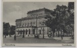 AK Braunschweig Staatstheater mit Menschen 1940