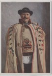 Künstler-AK Hans Retzlaff Bauer aus Klein-Scheuern Siebenbürgisch-sächsische Volkstrachten Nr. 6 VDA 1935