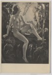 Künstler-AK Ernst Liebermann Najade an der Quelle Akt München Haus der Deutschen Kunst HDK 408 1935