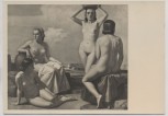 VERKAUFT !!!   Künstler-AK Ivo Saliger Am Gestade Akt München Haus der Deutschen Kunst HDK 447 1935