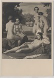 VERKAUFT !!!   Künstler-AK Ivo Saliger Wien Bad der Diana Akt München Haus der Deutschen Kunst HDK 83 1935