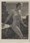 Künstler-AK Richard Klein Badende Akt Frau München Haus der Deutschen Kunst HDK 578 1935