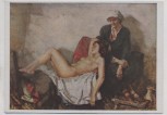 Künstler-AK Karl Truppe Sein und Vergehen Akt Frau München Haus der Deutschen Kunst HDK 21 1935