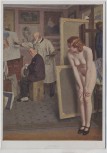 VERKAUFT !!!   Künstler-AK A. Reich Kunst- und Naturfreund Akt Frau München Haus der Deutschen Kunst HDK 148 1935