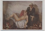 Künstler-AK Karl Truppe Dresden Sein und Vergehen Akt Frau München Haus der Deutschen Kunst HDK 21 1935