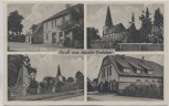 VERKAUFT !!!   AK Mehrbild Gruss aus Jacobi Drebber Kriegerdenkmal Kirche Geschäft 1940