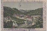 Künstler-AK Alexisbad Stahlstich A. Schule 1840 Harzgerode 1909