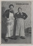 VERKAUFT !!!   Künstler-AK De Neideiteln und ihr Anton Plauen im Vogtland 1920