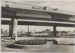AK Foto Halle / Saale Hochstraße Blick zum Hauptbahnhof 1970
