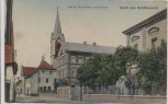 AK Gruß aus Schifferstadt Kirche Schulhaus 1919