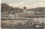 AK Koblenz Das deutsche Eck mit Dampfer Neuwied 1900