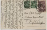 VERKAUFT !!!   AK Leipzig Völkerschlachtdenkmal mit Frau Inflation 1923