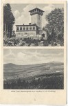 AK Cafe und Restaurant Herzbergturm Taunus b. Bad Homburg vor der Höhe 1938