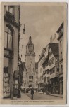 VERKAUFT !!!   AK Stuttgart Blick auf Rathaus mit Münzgasse Inflation 1922