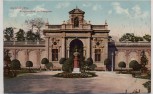 AK Augsburg Kriegerdenkmal im Stadtgarten 1911
