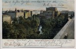 AK Leipzig Schwanenteich mit Neuem Theater 1904